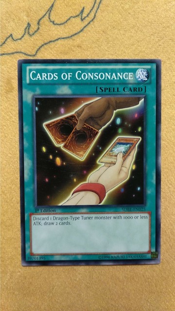 Cards Of Consonance SDBE EN025 Common 1st Edition NM Yugioh EBay