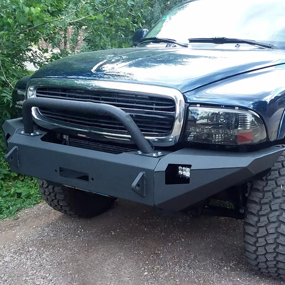 For Dodge Dakota 1997-2004 Durango 1998-2003 Steel Front Bumper W/ Bull Bar Foto 4 de 4
