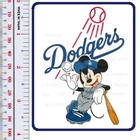 Beer Baseball Dodgers Mickey Mouse  Patch NO TARIFF