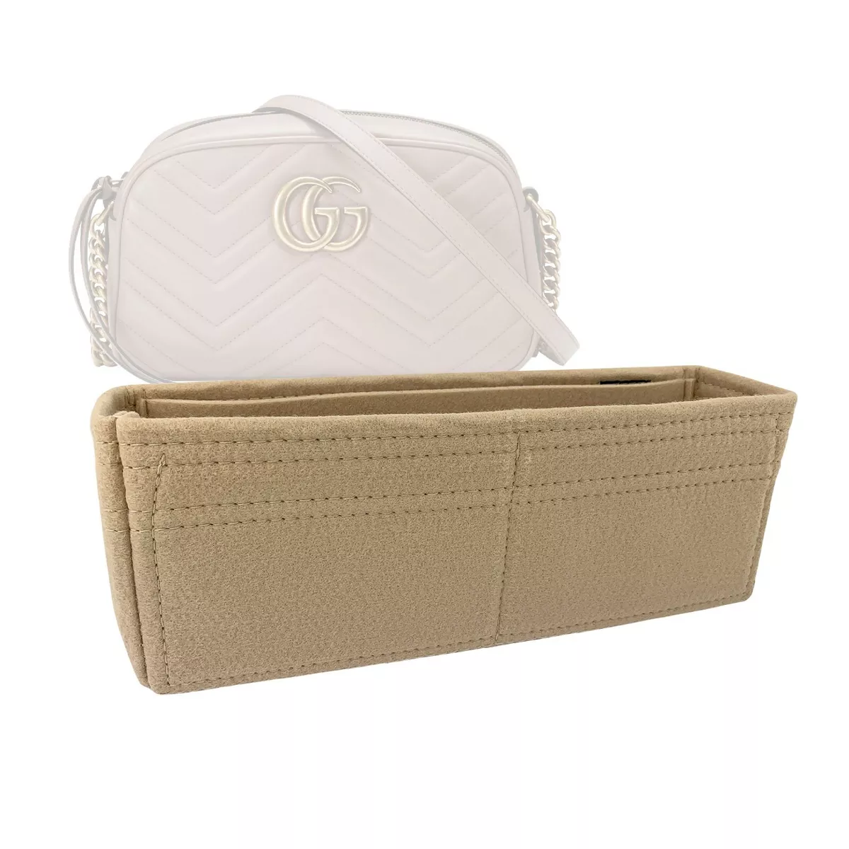 Bag Organizer for Gucci Marmont Matelasse Shoulder Camera Small