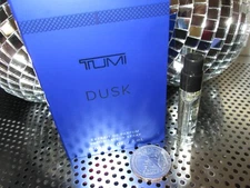 Tumi Dusk Extrait de Parfum Sample Spray .067oz, 2ml New w/card Sexy&Mysterious!