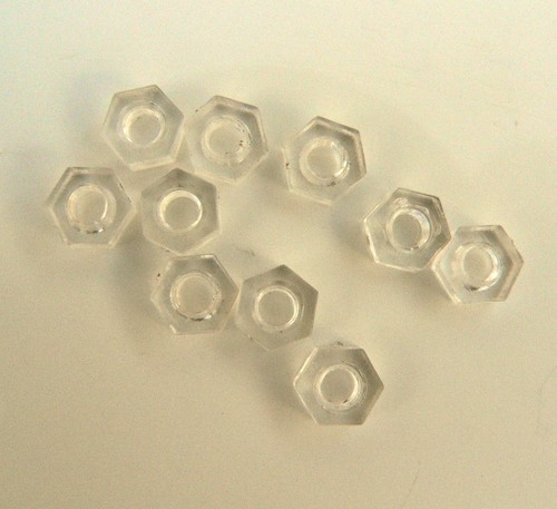 M3 Nylon Muttern 10 Stück - Bild 1 von 2