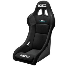 Sparco Rev QRT FIA-geprüfter Fiberglas Motorsportsitz - Schwarz