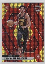 2024 Mosaic Choice Fusion Red & Yellow Prizm 19/75 Zaccharie Risacher #213 1oq1