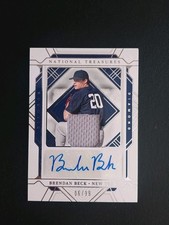 2022 National Treasures Brendan Beck Diamond Jersey Auto Autograph #06/99 