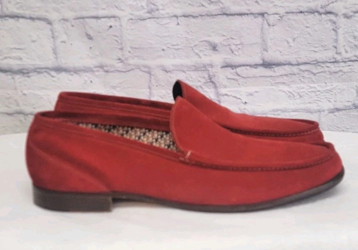 Red Solid Dress Shoes for Men for sale | eBay display picture 3