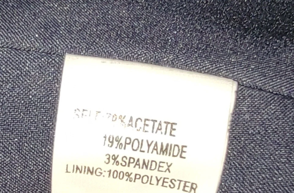 Vestido de noche largo Preppy Kay Unger talla 6 para mujer azul marino satinado fuera del hombro Foto 4 de 4