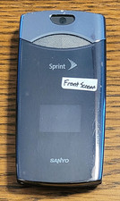 Sanyo Katana LX SCP-3800 - Black Sprint Rare Cellular Flip Phone - READ