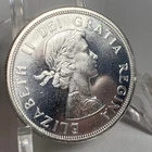 1964 Canada Silver Dollar Charlottetown Commemorative 80% Silver.  0.6 oz ASW