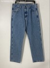 Wrangler Mens Blue Cotton Medium Wash Denim Straight Jeans Size 36x32 Lot Of 2 — photo 1