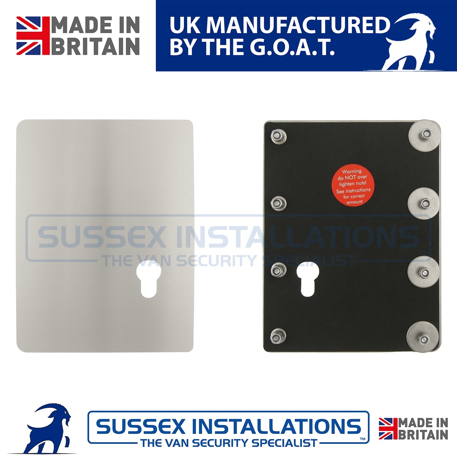 For Citroen Dispatch 2017-Onwards Left Side Load Deadlock Repair Shield Brushed