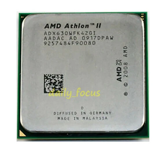 AMD Athlon II X4 630 ADX630WFK42GI 2.8 GHz Socket AM3 Quad-Core CPU Processor - Image 3 of 4