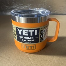 YETI Rambler Mug 14 Oz. Coral Coffee Mug Cup Pink Orange Matching MagSlider