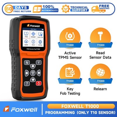 Foxwell T1000 Automotive TPMS Diagnostic Tire Pressure Sensor Activation Tool