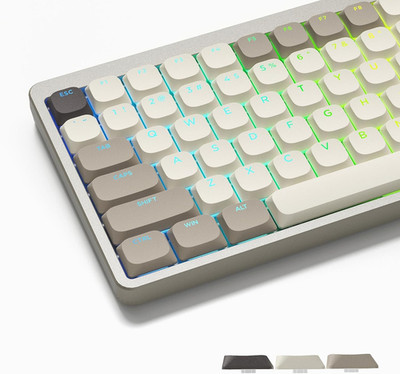 Womier Low Profile Keycaps - Shine through PBT Key Caps 60 65 75 100 Percent, Me