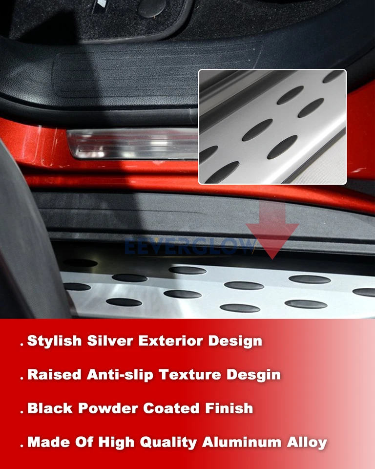 2 estriberas para Mercedes Benz GLE cupé C292 AMG 2016-2019 barra Nerf escalón Foto 3 de 4