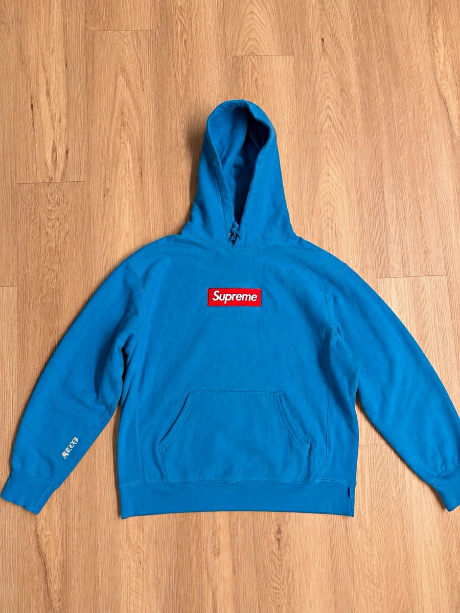 25+ Supreme Blue Cotton Hoodies & Sweatshirts for Men for sale