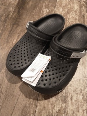 Crocs Classic Men's Black Slip-On Sandal Lightweight Comfort US Size 9