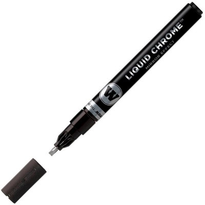MOLOTOW LIQUID CHROME  Calligraphy Acrylstift silber 3,0 mm, 1 St.