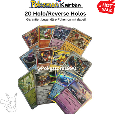 Pokemon Holo Pack   Cards 30x   100% Genuine German   No Duplicates