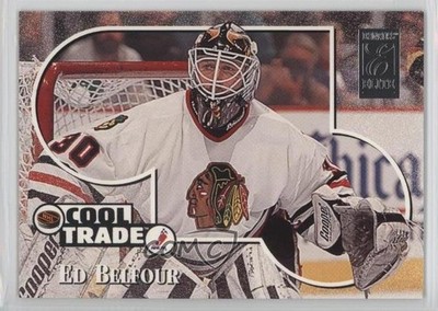 1995-96 NHL Cool Trade Donruss Elite Ed Belfour #14 HOF 5ui