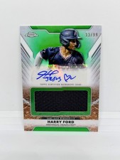 HARRY FORD 2025 Topps Pro Debut Jumbo Relic Auto Green Refractor /99 #PDJARHF