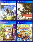 PS4 Game Lot 4x Ghost of Tsushima Crash Trilogy CTR Horizon