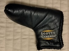 Vintage (1990s) Scotty Cameron Titleist black putter head cover USA flag
