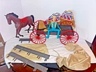 Vtg Marx Johnny West LOT Wagon, Figure, Horse + More!