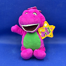 Fisher-Price Barney  s World Barney Purple Plush Stuffed Animal 6-14in 2024 HVF40