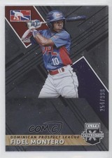 2019 Panini Elite Extra Edition Dominican Prospect League /999 Fidel Montero 5n3