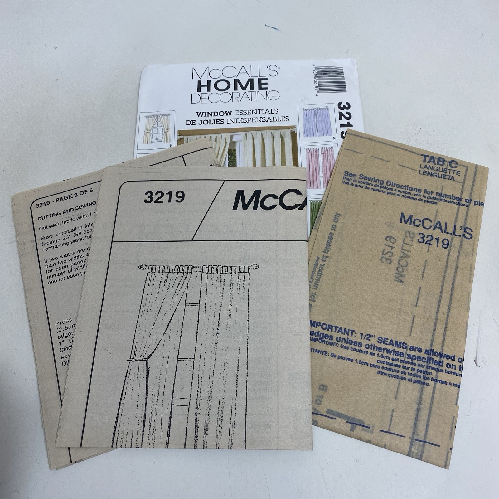 McCall's 3219 Window Essentials 8 Different Styles thumbnail 9