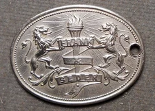 D246 Charge Coin: Philadelphia PA, Frank & Seder. T&J PA 750 FASB, Alpert 750 FR