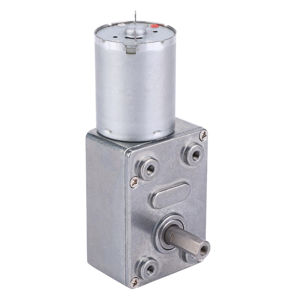24V (50RPM)Micro Type DC Speed Reduction Motor Large Torsion Worm Gear Motor❀