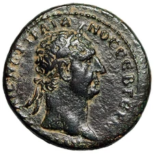 Trajan AE As Minted in Rome for Levantine Circulation Good Very Fine