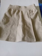 Cat Jack Uniform Skort Skirt Rolled Oats Khaki Size Small 6/7