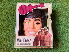 THE MONKEES Vintage “DAVY” Costume and Mask “Mini Dress”