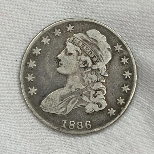 1836 Capped Bust Half Dollar — photo from the most recent tracked eBay sale