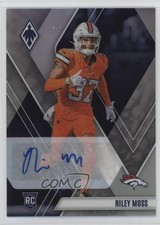 2023 Panini Phoenix Rookies Silver Auto Riley Moss #182 Auto 0gx4