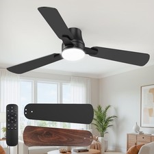 Ceiling Fans with Lights and Remote: 42 Inch Modern Ceiling Fan, Low Profile ...