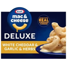 Kraft Deluxe White Cheddar Garlic Mac & Cheese, 11.9 oz