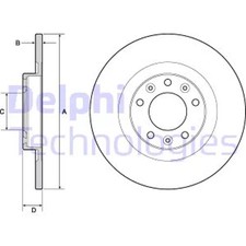 Disque de frein Citroen C25
