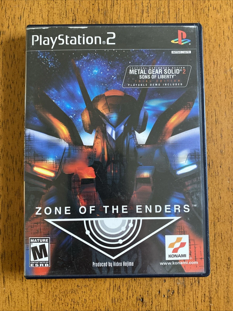 Jeu PS2 Zone Of The Enders - MGS 2 Inclus - Version PAL FR Avec Notice - Très Bon état