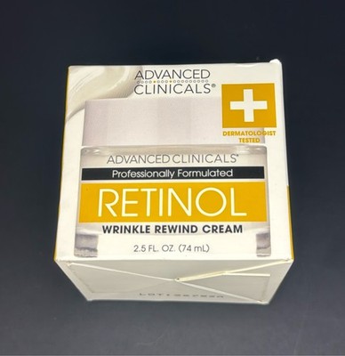 Advanced Clinicals Retinol Wrinkle Rewind Cream 2.5 fl oz