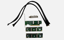 PCIe 5.0 x16 to MCIO 8i SFF-TA-1016 to X8 X8 Bifurcation Adapter Riser Card US
