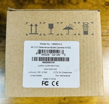    Lorex 4K Ultra HD CVI Deterrence Bullet Security Camera C882DA-Z Sealed 