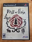 Rule of Rose PS2 Atlus USA Complete CIB w/ Manual + Reg Card RARE AUTHENTIC