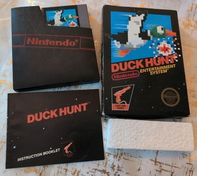 NES Duck Hunt Manual Box Game Cartridge Video Game Nintendo VTG