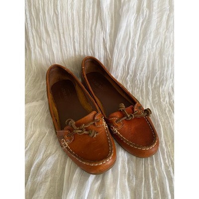 Sebago Women s Felucca Lace Brown Loafer Leather SZ 8.5M