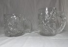 VINTAGE Batman Forever Glass Mugs McDonalds 1995 BATMAN & RIDDLER 2-Piece Set — photo 1